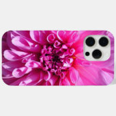 Coques Case-Mate iPhone Fleur de dahlia rose pourpre (Verso (horizontal))