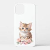 Coques Case-Mate iPhone Fleur de félins de fleur de chats mignons (Verso)