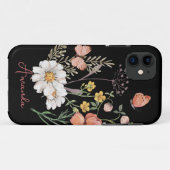 Coques Case-Mate iPhone Fleur de fleur sauvage  (Dos (Horizontal))