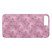 Coques Case-Mate iPhone Fleur de géranium de rose de jardin sur toute (Dos (Horizontal))
