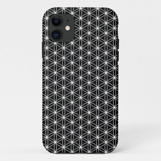 Coques Case-Mate iPhone Fleur de la géométrie sacrée de la vie (Dos)