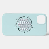 Coques Case-Mate iPhone Fleur de la vie Ho'oponopono (Verso (horizontal))