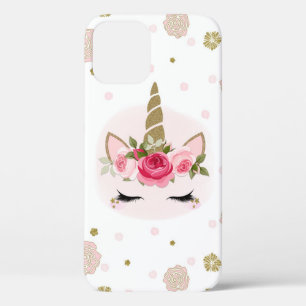 Case-Mate iPhone Case Fleur de licorne rose et or Blooms Tendance Mignon