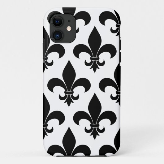 Coques Case-Mate iPhone Fleur de lis Motif Classic (Dos)