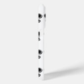 Coques Case-Mate iPhone Fleur De Lis noir et blanc (Verso / Droite)
