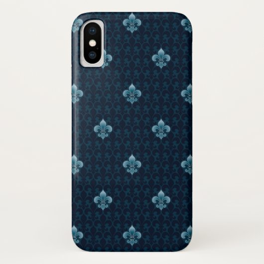 Coques Case-Mate iPhone Fleur De Lis Pattern (Dos)