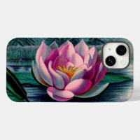 Fleur de Lotus rose vintage