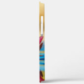 Coques Case-Mate iPhone Fleur de lotus rouge sur citation spirituelle d'ea (Verso / Gauche)