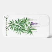 Coques Case-Mate iPhone Fleur de lupin (Verso (horizontal))