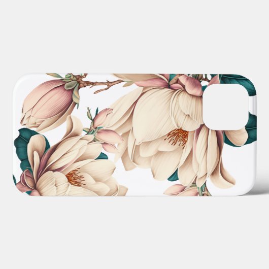 Coques Case-Mate iPhone Fleur de Magnolia (Verso (horizontal))