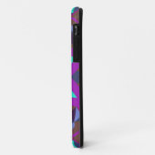 Coques Case-Mate iPhone Fleur de Mandala bleu violet et rose (Dos/Gauche)