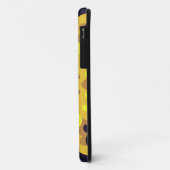 Coques Case-Mate iPhone Fleur de Mandala jaune violet et vert (Dos/Gauche)