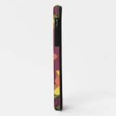Coques Case-Mate iPhone Fleur de Mandala rouge orange et vert (Dos/Gauche)