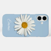 Coques Case-Mate iPhone Fleur de marais tendance - Bleu de mode floral (Verso (horizontal))