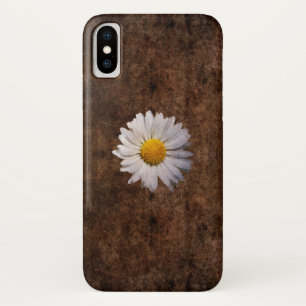 Case-Mate iPhone Case Fleur de marguerite sur fond marron