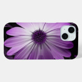 Coques Case-Mate iPhone Fleur de Marguerite Violette (Verso (horizontal))