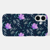 Coques Case-Mate iPhone Fleur de minuit (Verso (horizontal))