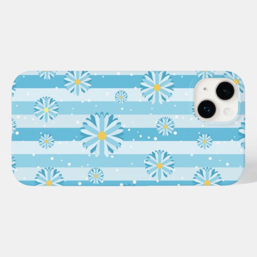 Coques Case-Mate iPhone Fleur de neige (Verso (horizontal))