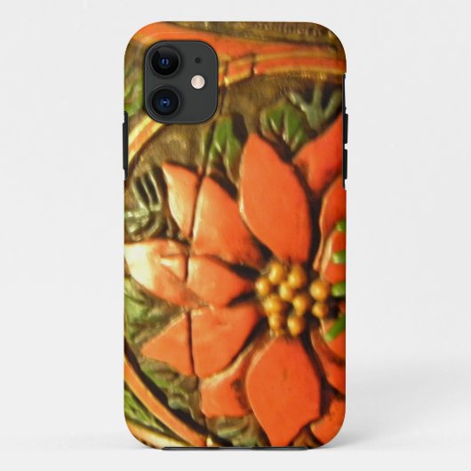 Coques Case-Mate iPhone Fleur de Noël (Dos)