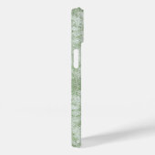 Coques Case-Mate iPhone Fleur de Pâquerette Veloutée Vert Citron (Verso / Droite)
