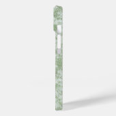 Coques Case-Mate iPhone Fleur de Pâquerette Veloutée Vert Citron (Verso / Gauche)