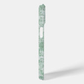 Coques Case-Mate iPhone Fleur de Pâquerette Veloutée Vert Menthe (Verso / Droite)
