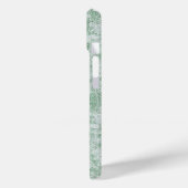 Coques Case-Mate iPhone Fleur de Pâquerette Veloutée Vert Menthe (Verso / Gauche)