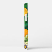 Coques Case-Mate iPhone Fleur de Passionflower : Arrière - plan noir Vinta (Verso / Droite)