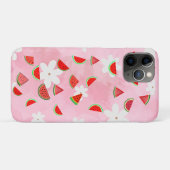 Coques Case-Mate iPhone Fleur de pastèque - Fun Summer Floral Patch" (Dos (Horizontal))