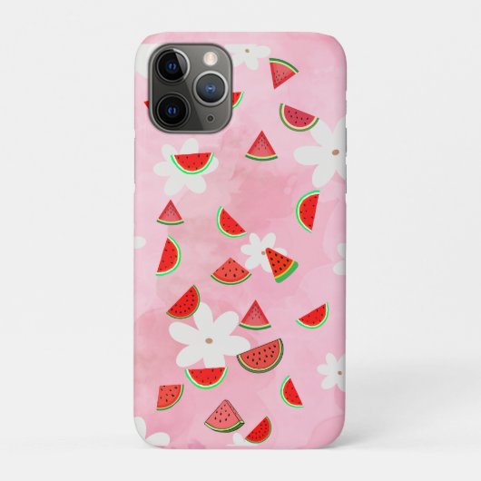 Coques Case-Mate iPhone Fleur de pastèque - Fun Summer Floral Patch" (Dos)