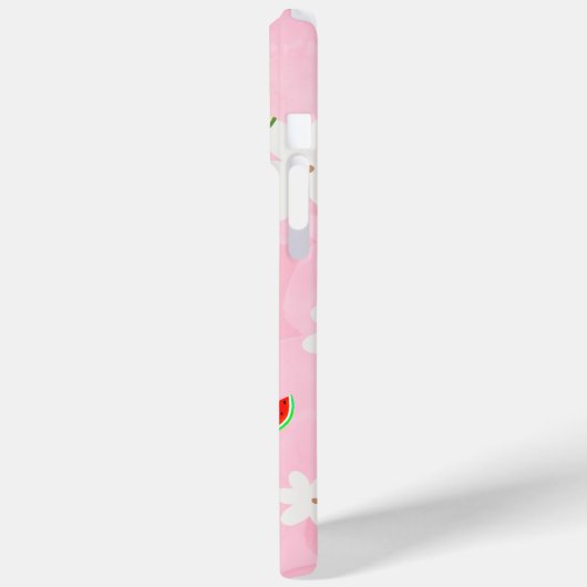 Coques Case-Mate iPhone Fleur de pastèque - Fun Summer Floral Patch" (Verso / Gauche)