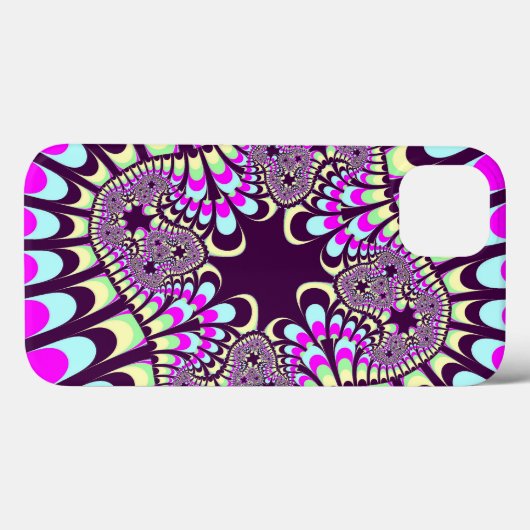 Coques Case-Mate iPhone Fleur de peinture native (Verso (horizontal))