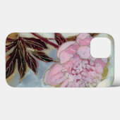 Coques Case-Mate iPhone Fleur de pivoine rose (Verso (horizontal))