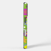 Coques Case-Mate iPhone Fleur de pouvoir vert brillant (Verso / Droite)