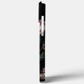 Coques Case-Mate iPhone Fleur de Rose délicate Moody foncé (Verso / Gauche)