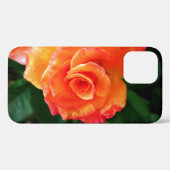Coques Case-Mate iPhone Fleur de rose orange (Verso (horizontal))