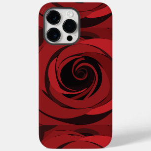 Coque Pour Pour iPhone 14 Pro Max Fleur de rose rouge