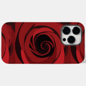 Coques Case-Mate iPhone Fleur de rose rouge (Verso (horizontal))