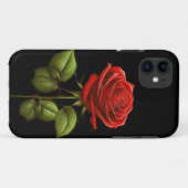 COQUES Case-Mate iPhone FLEUR DE ROSE ROUGE ÉLÉGANTE TENDANCE (Dos (Horizontal))