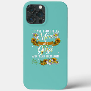 Case-Mate iPhone Case Fleur De Soleil Femme J'Ai Deux Titres Maman Et Gi