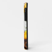 Coques Case-Mate iPhone Fleur de tournesol Jaune Floral Rustique Automne F (Dos/Gauche)