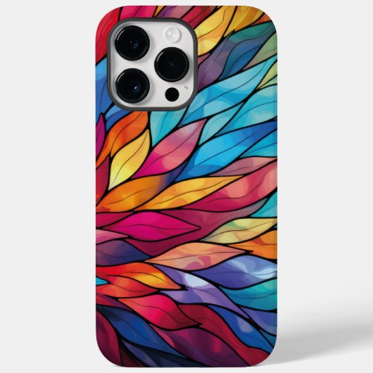 Coques Case-Mate iPhone Fleur de verre rayé (Verso)