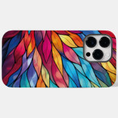 Coques Case-Mate iPhone Fleur de verre rayé (Verso (horizontal))
