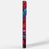 Coques Case-Mate iPhone Fleur de verre rayé (Verso / Droite)