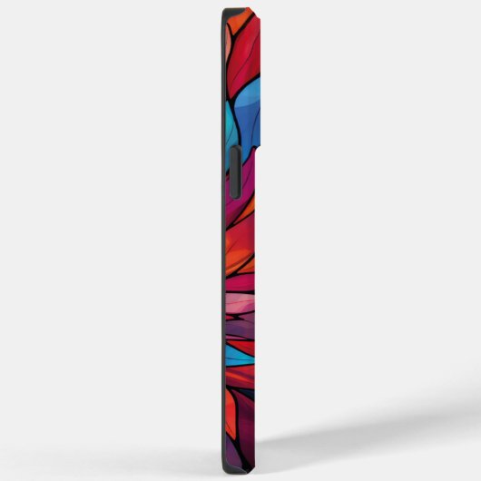 Coques Case-Mate iPhone Fleur de verre rayé (Verso / Droite)