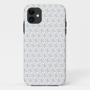 Coque Case-Mate Pour iPhone Fleur de vie / Blume des Lebens - motif d'argent