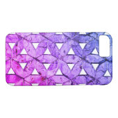 Coques Case-Mate iPhone Fleur de vie en mosaïque périphérique (Dos (Horizontal))