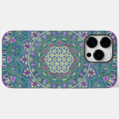 Coques Case-Mate iPhone Fleur De Vie - Mandala India Style 1 (Verso (horizontal))