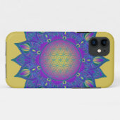 Coques Case-Mate iPhone Fleur De Vie - Mandala Indien 3 (Dos (Horizontal))