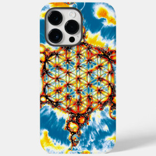 Coque Pour Pour iPhone 14 Pro Max Fleur de Vie - Manières Colorées 5